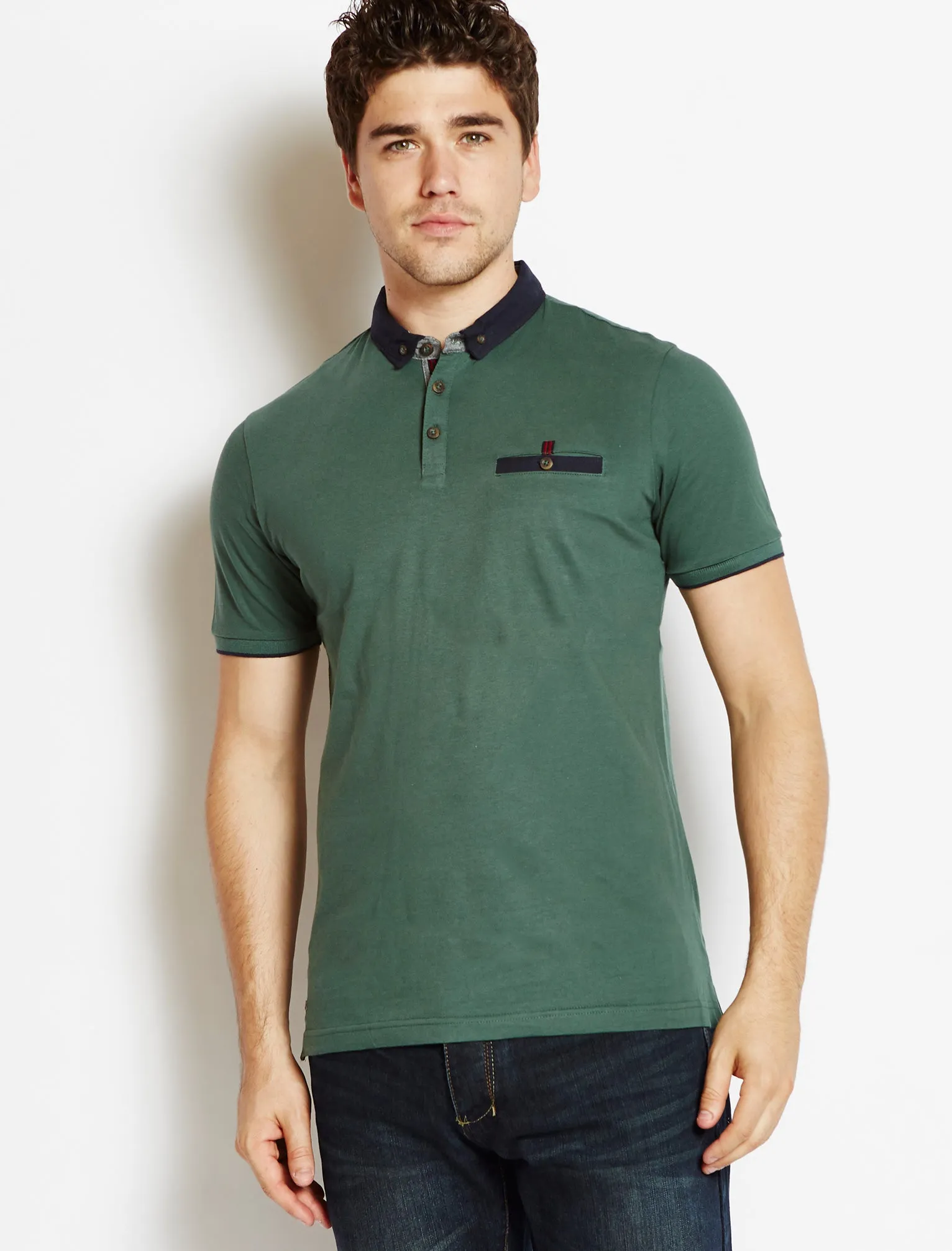 Le Shark Bramwell polo shirt in green