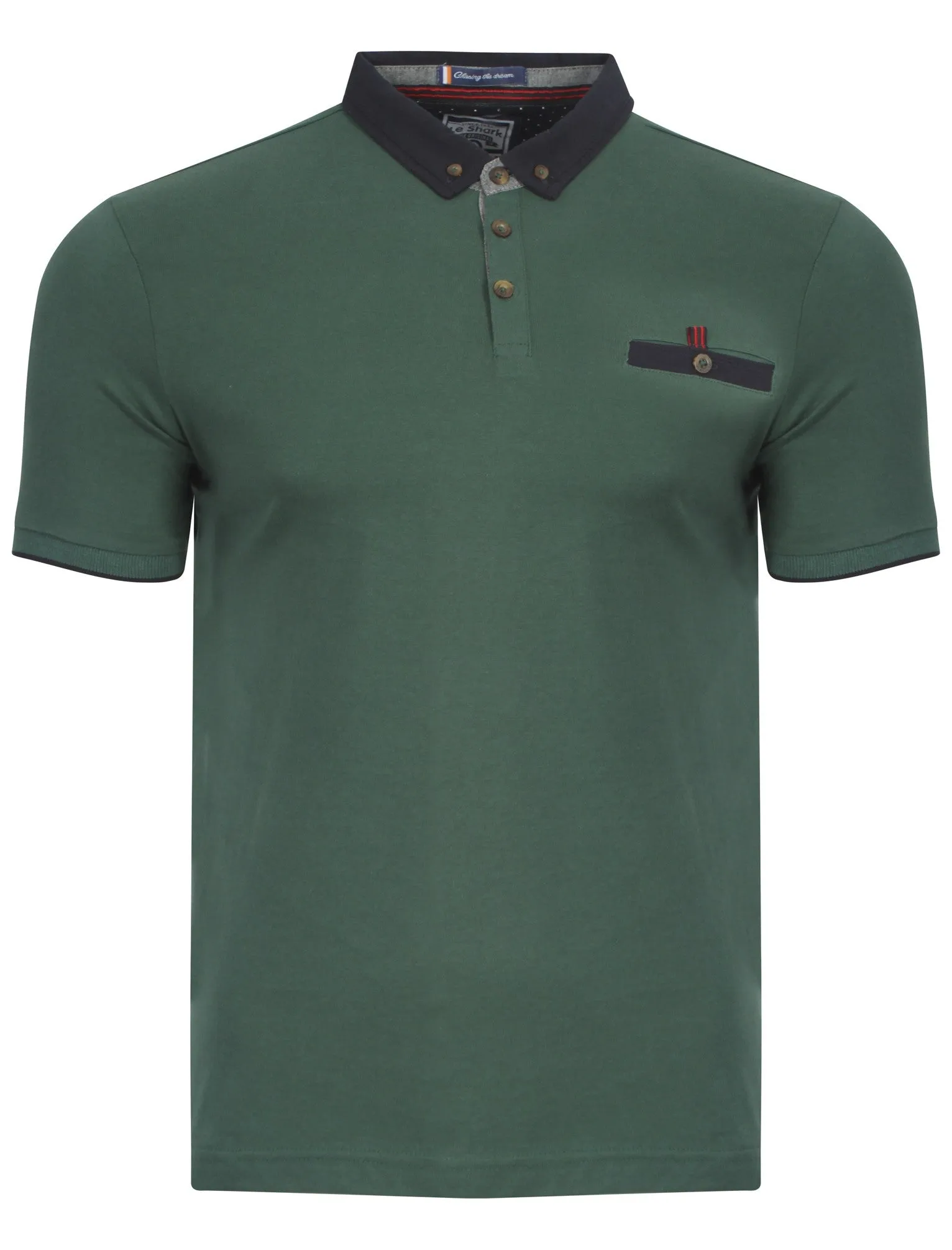 Le Shark Bramwell polo shirt in green