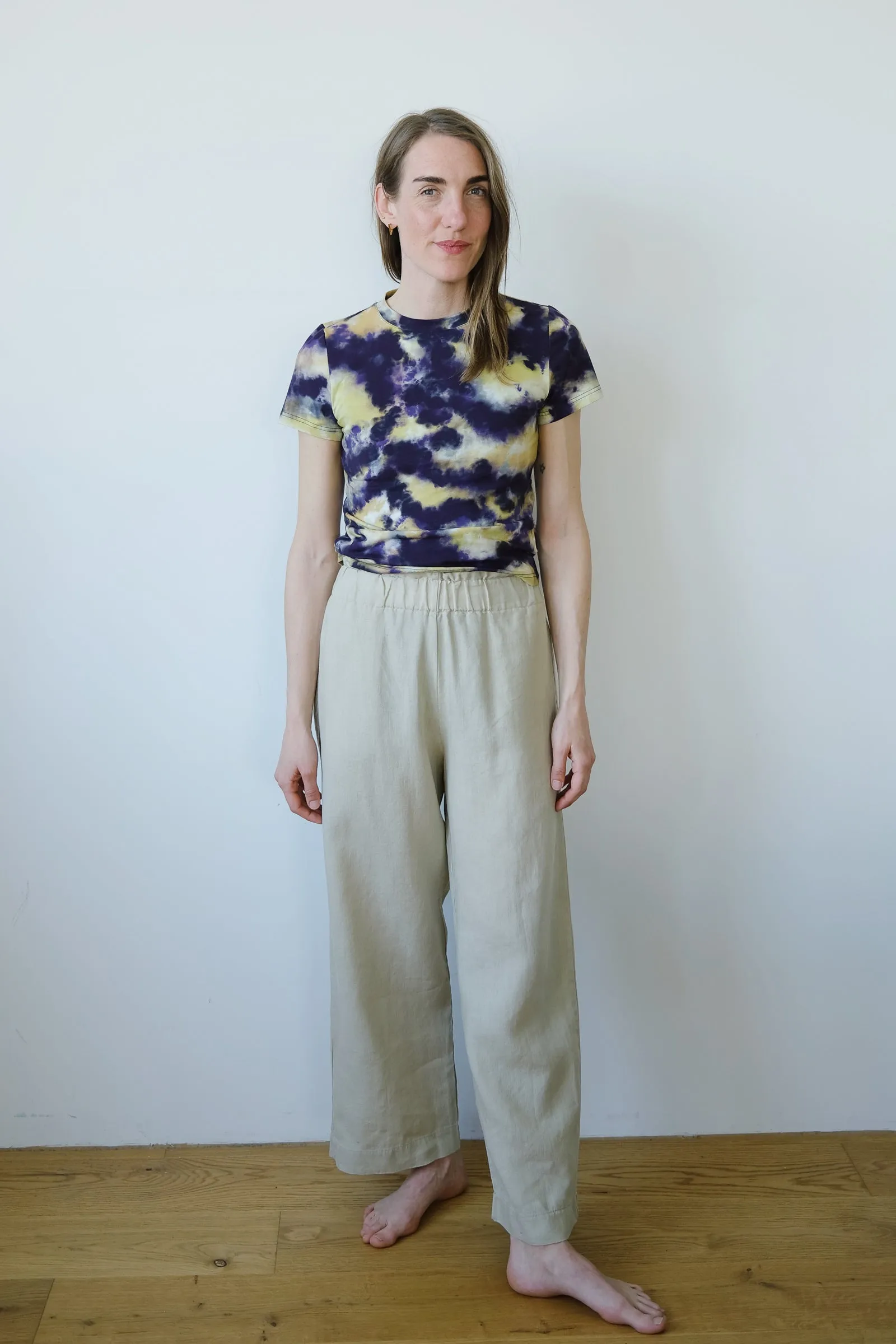 linen pants - beveren - sand