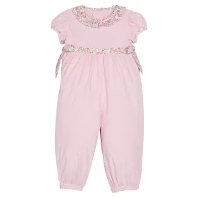 Little English Caroline Bow Romper Pemberley Floral 5107