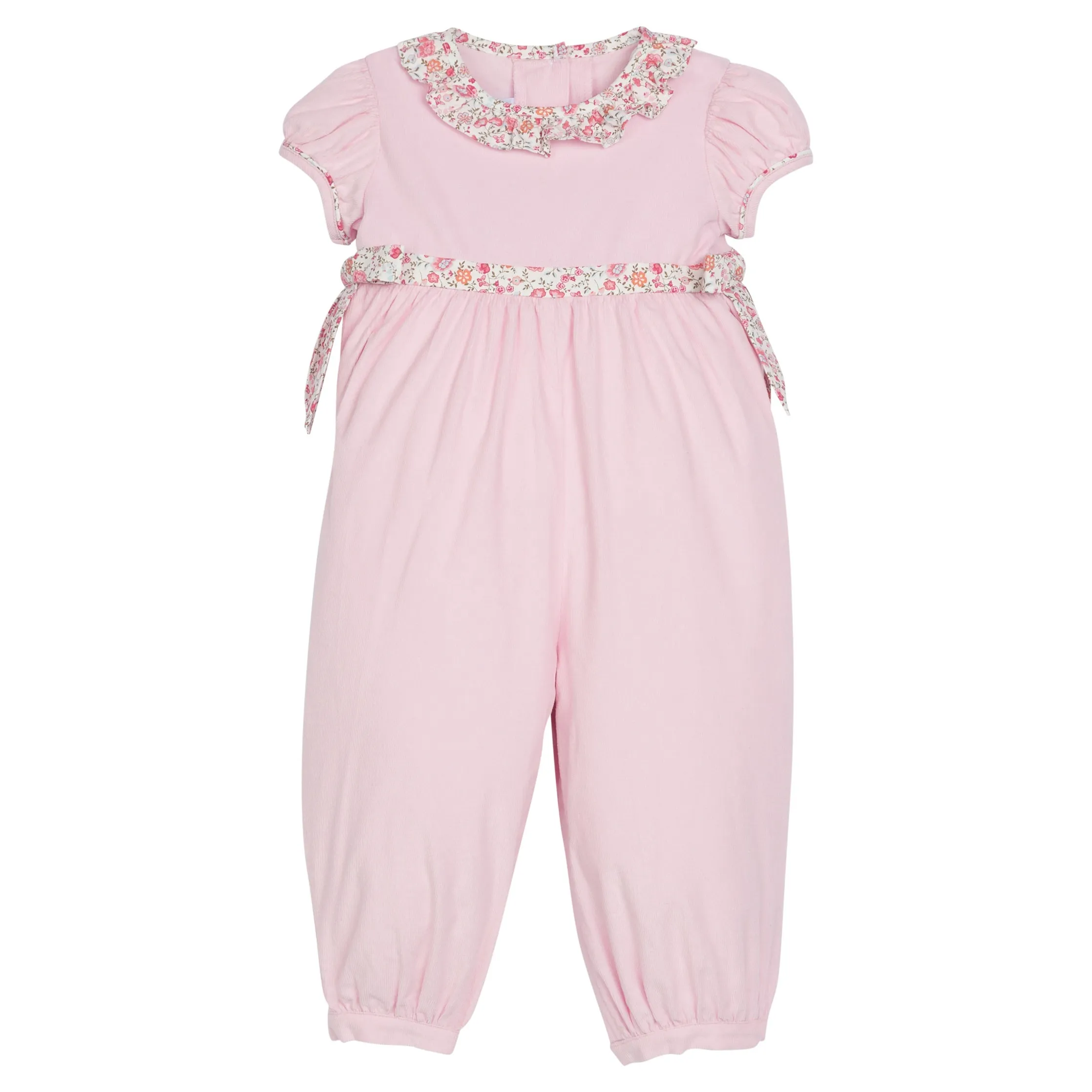 Little English Caroline Bow Romper Pemberley Floral 5107