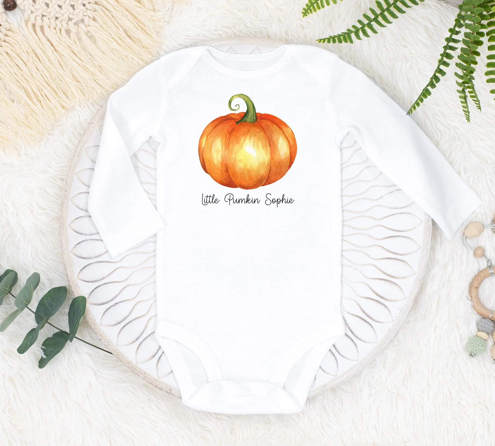 Little Pumpkin Personalised Bodysuit