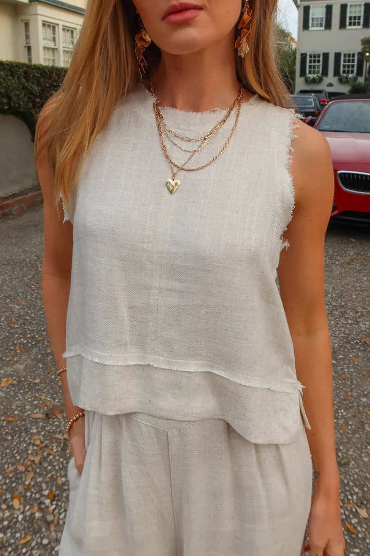 London Linen Top