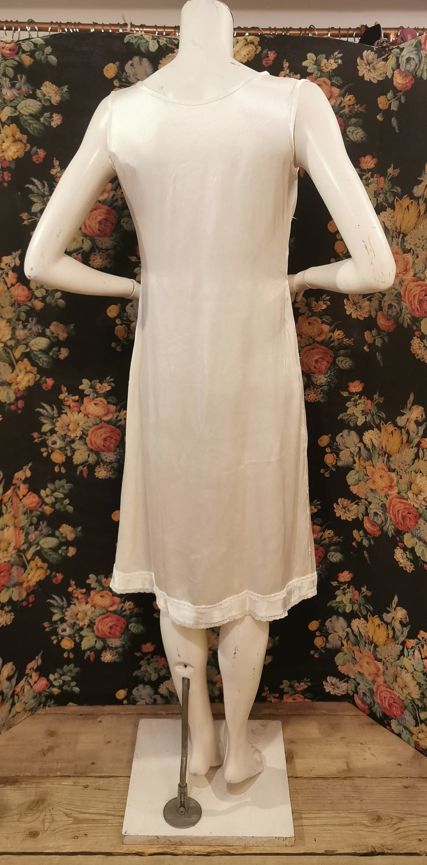 Lovely vintage white satin briefs