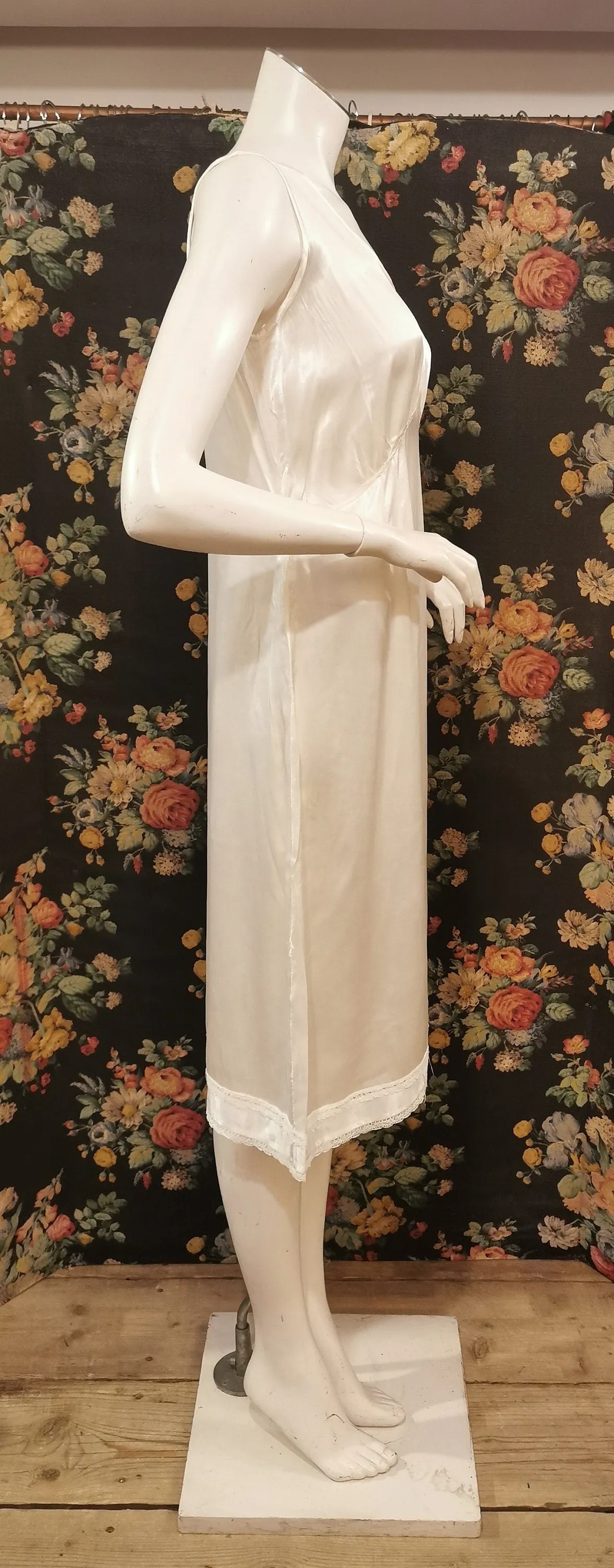 Lovely vintage white satin briefs