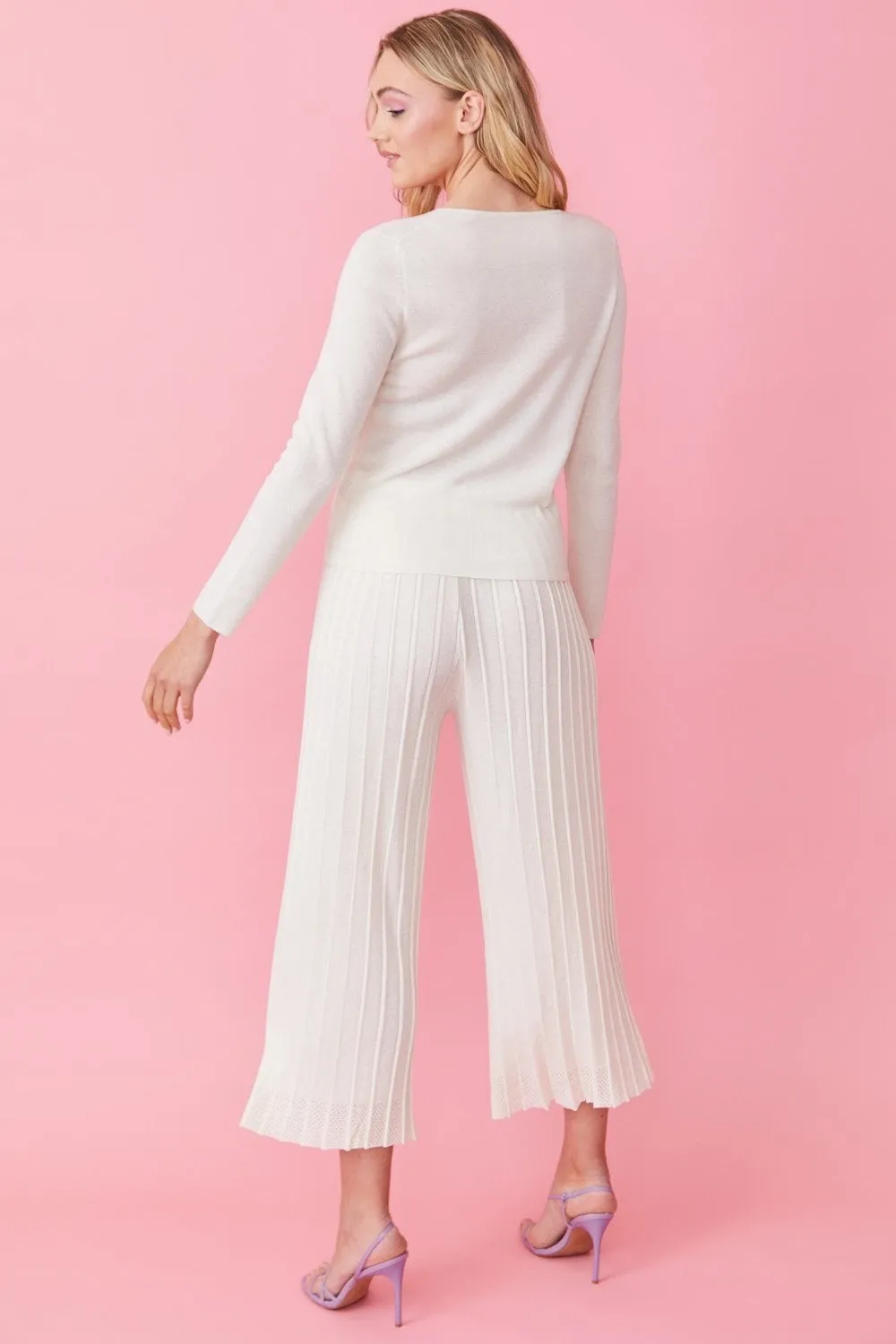Luxe - Cashmere Trousers in Cream