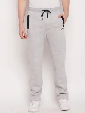 Men Grey Melange Trackpant