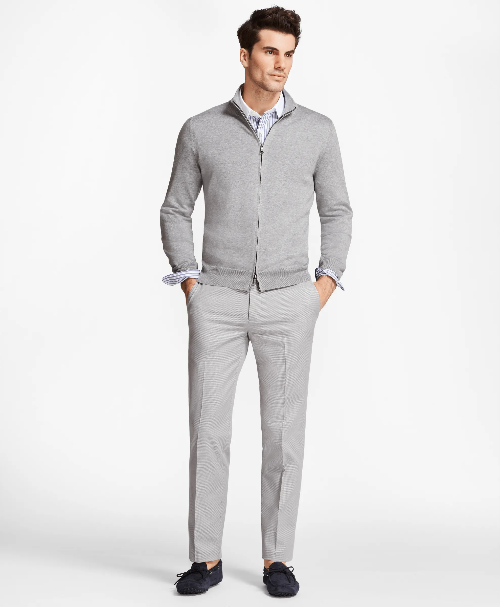 MENS CASUAL TROUSERS CBT ADV CHINO YARNDYES MILANO HTOOTHALLOY - 000100097347 004 34-34