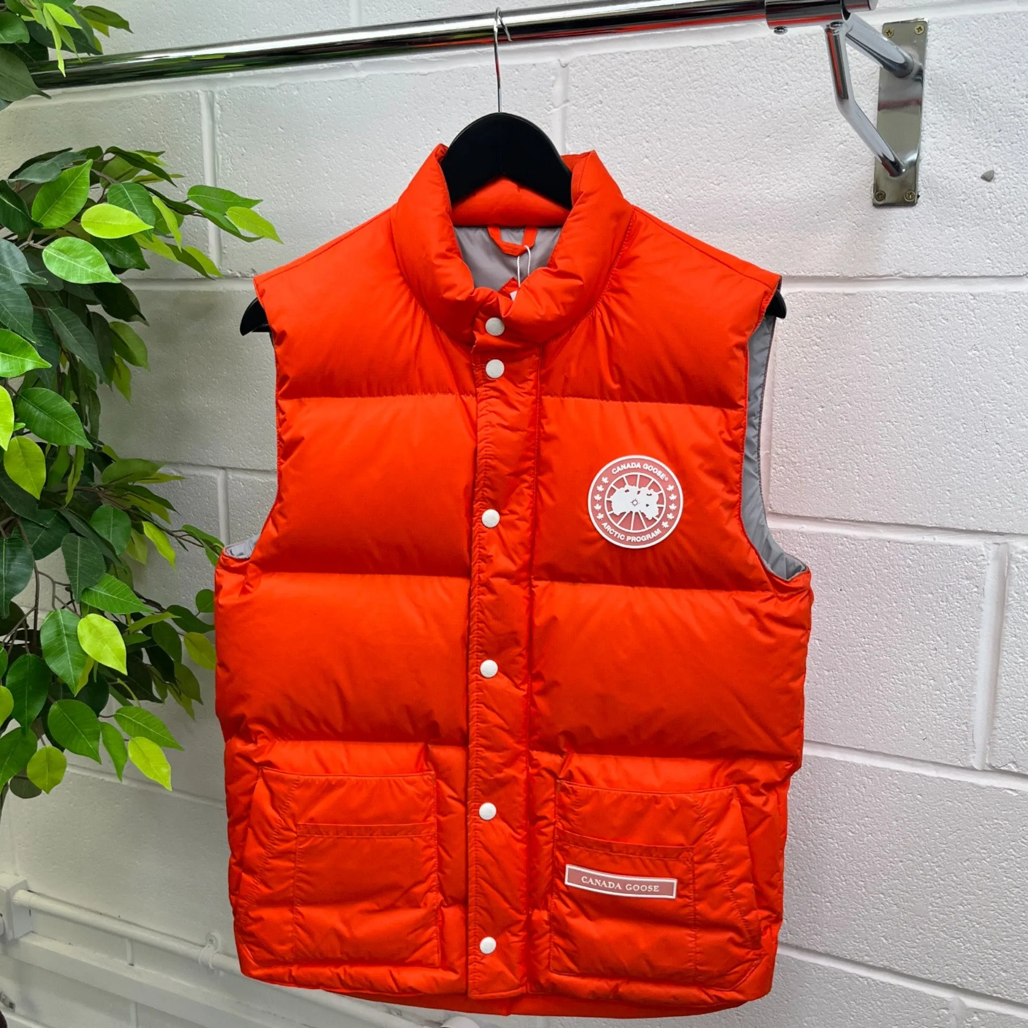 Men's Freestyle Gilet Orange Size S