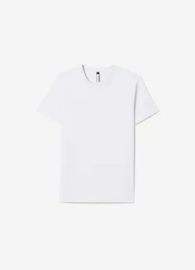Mercerised Crew Neck T-Shirt Light Grey