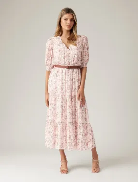 Michelle Belted Midi Dress