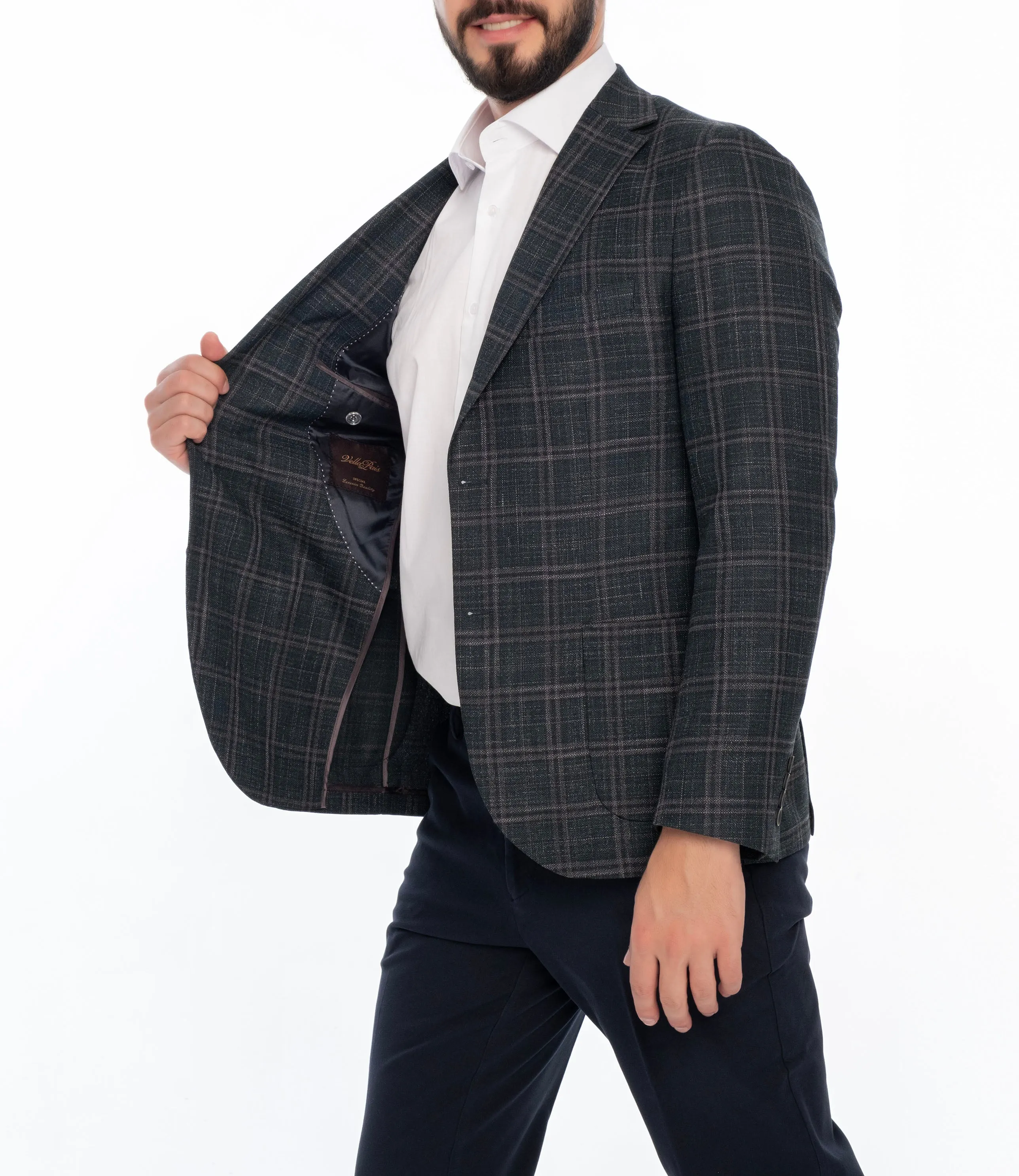MONROE REGULAR FIT PLAID SPORT COAT