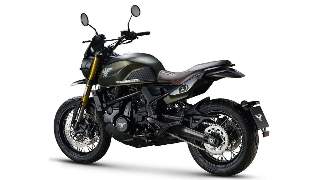 Moto Morini Seiemmezzo SCR 650cc Navy Green