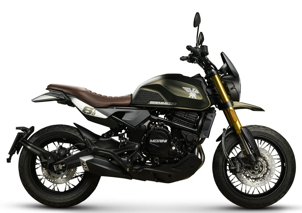 Moto Morini Seiemmezzo SCR 650cc Navy Green