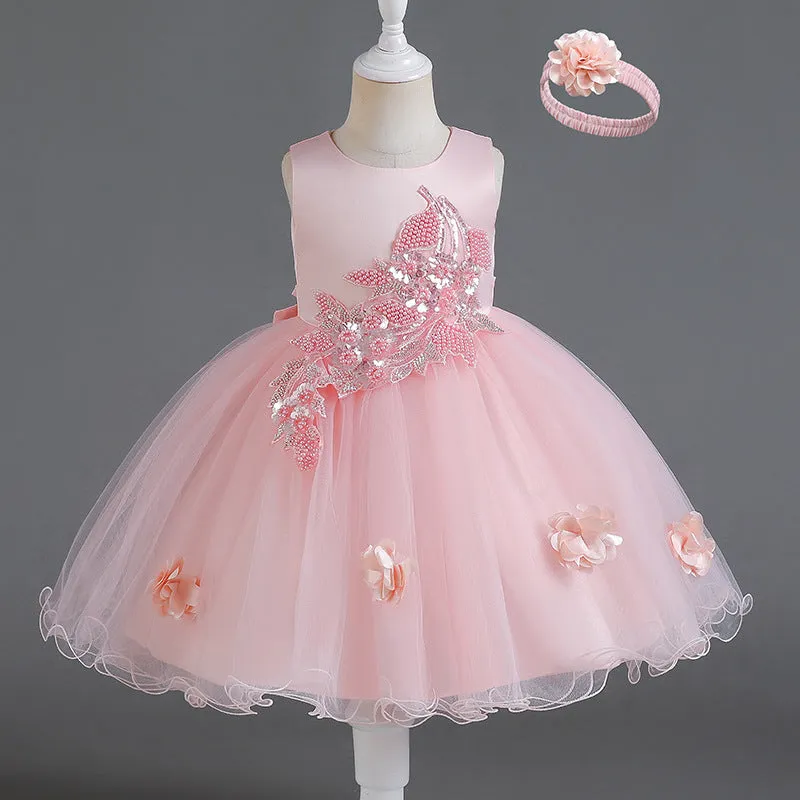 New Girls' High-end Sleeveless Dress