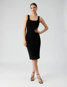 Niya Square Neck Midi Dress