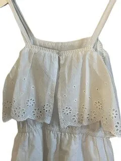 NWT BEBE WHITE ROMPER (SZ L/14)
