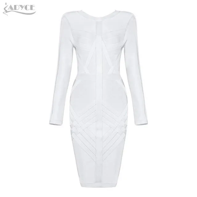 O Neck Long Sleeve Sexy Women Dress