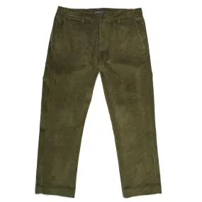 Olive Corduroy Camp Pant