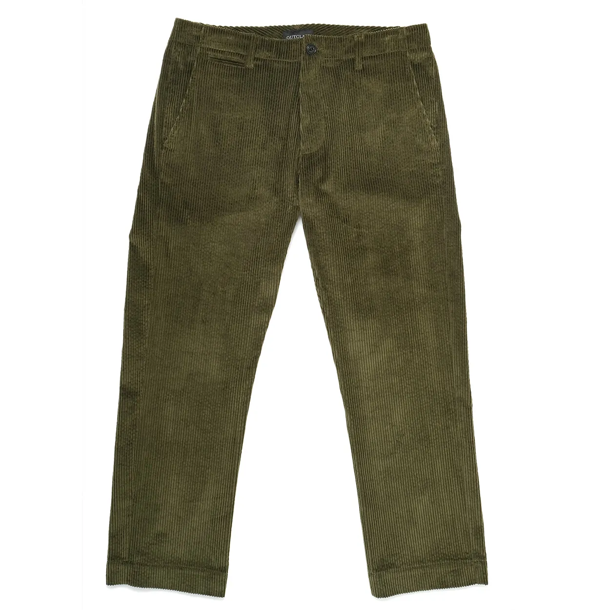 Olive Corduroy Camp Pant