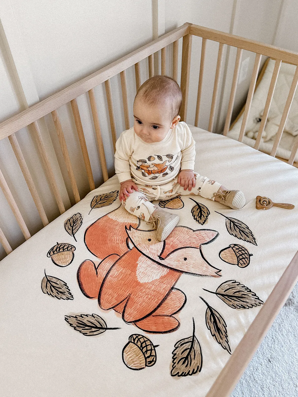 Organic Sweatshirt & Jogger Set, Foxy
