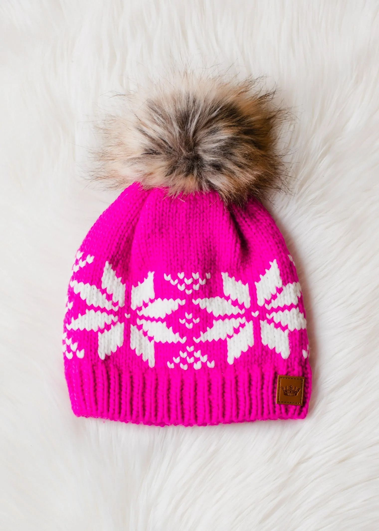 Panache Snowflake Knit Hat