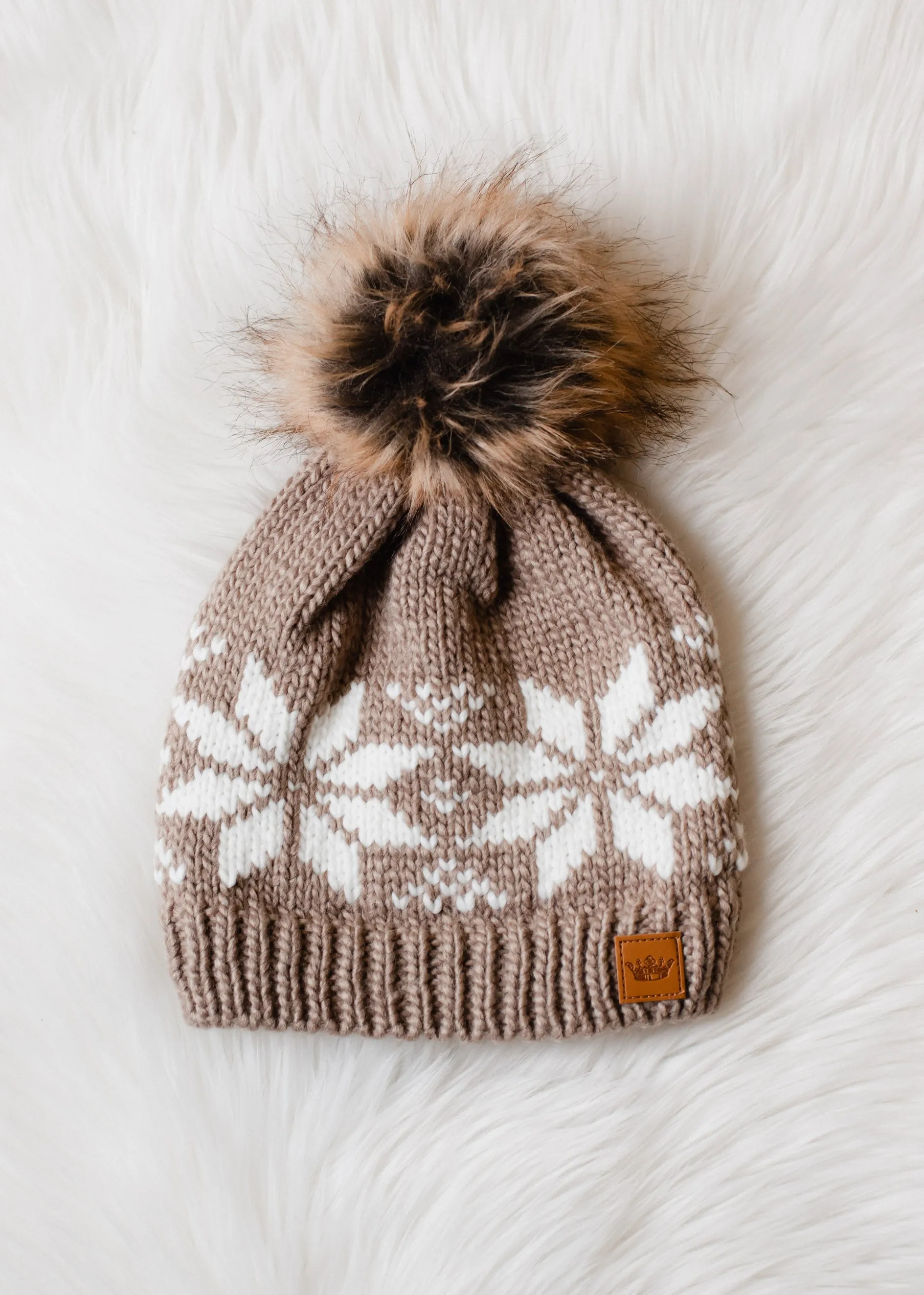 Panache Snowflake Knit Hat