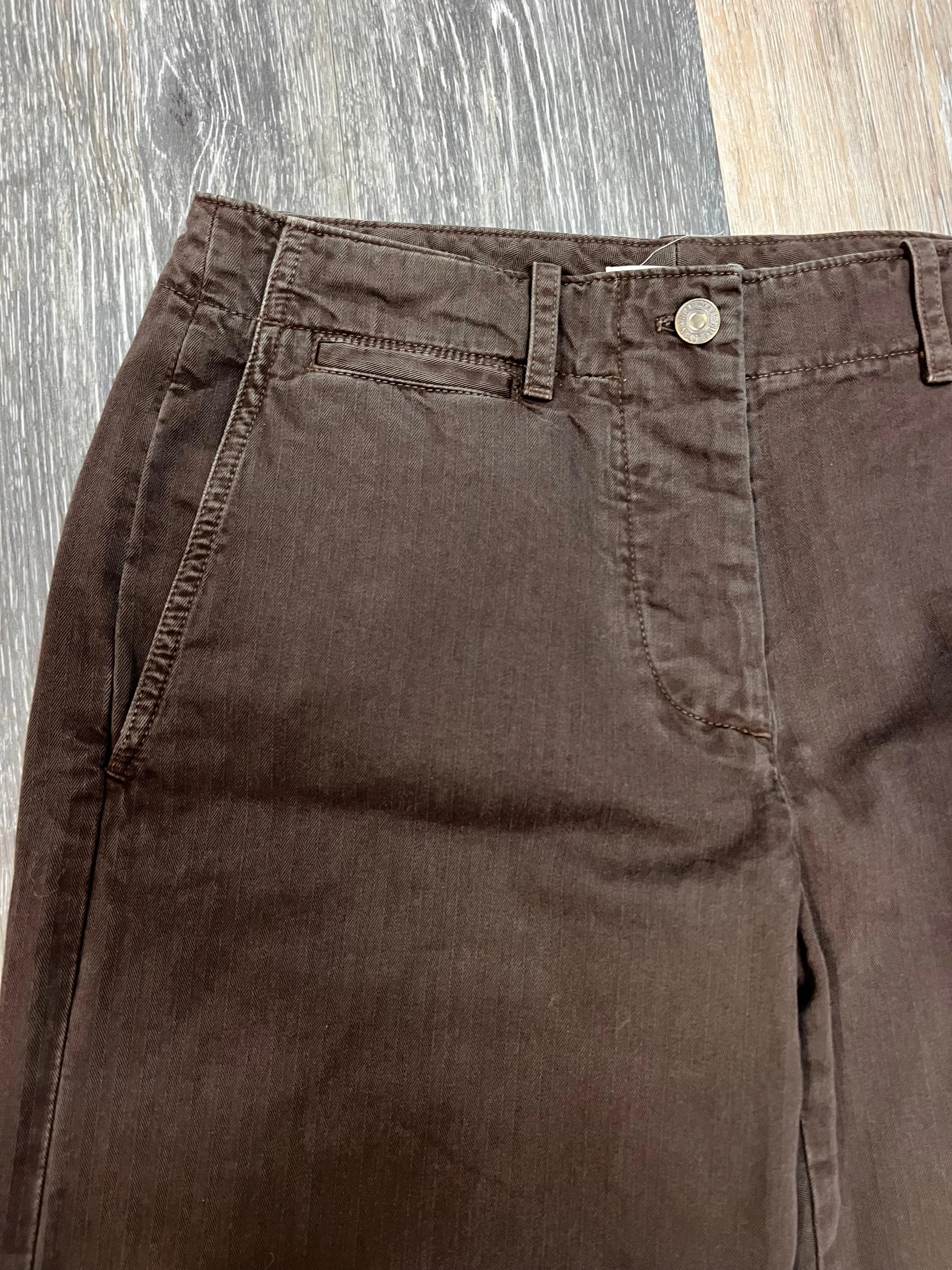 Pants Chinos & Khakis By Nili Lotan In Brown, Size: 4