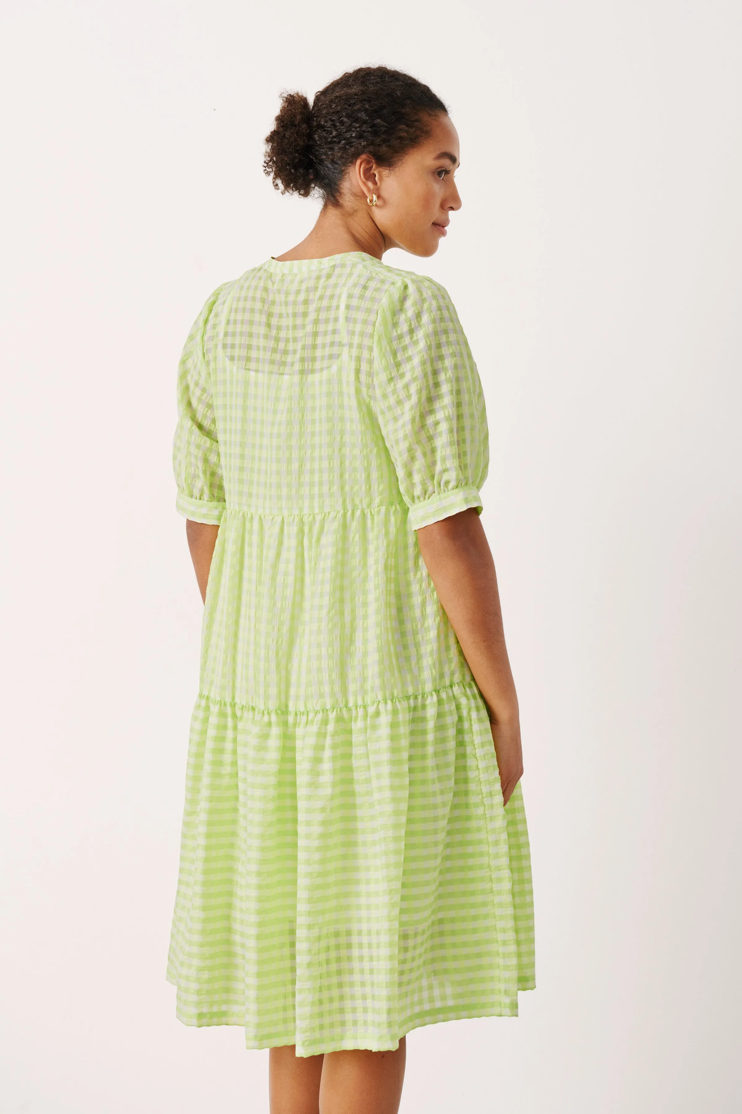 Part Two Nidia Gingham Summer Dress 7883