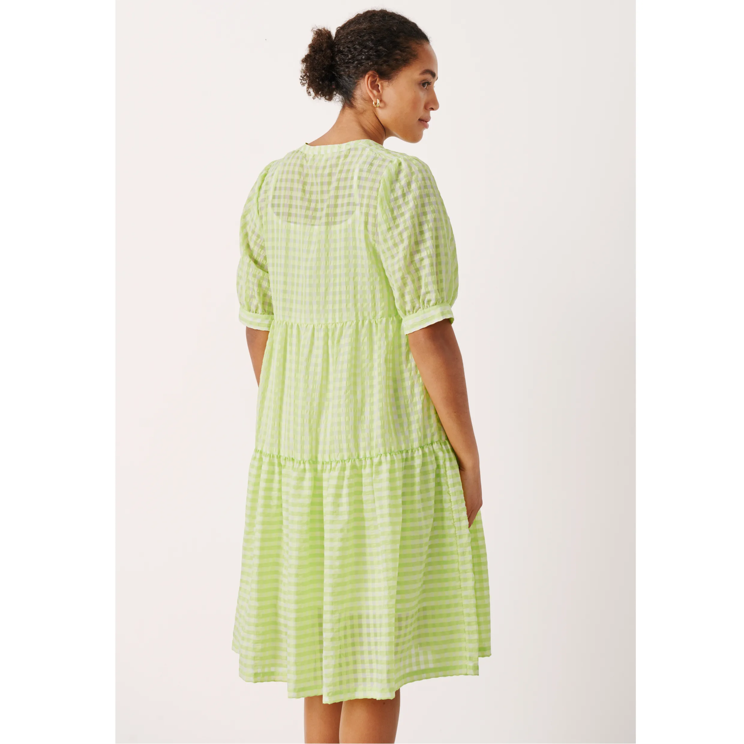 Part Two Nidia Gingham Summer Dress 7883