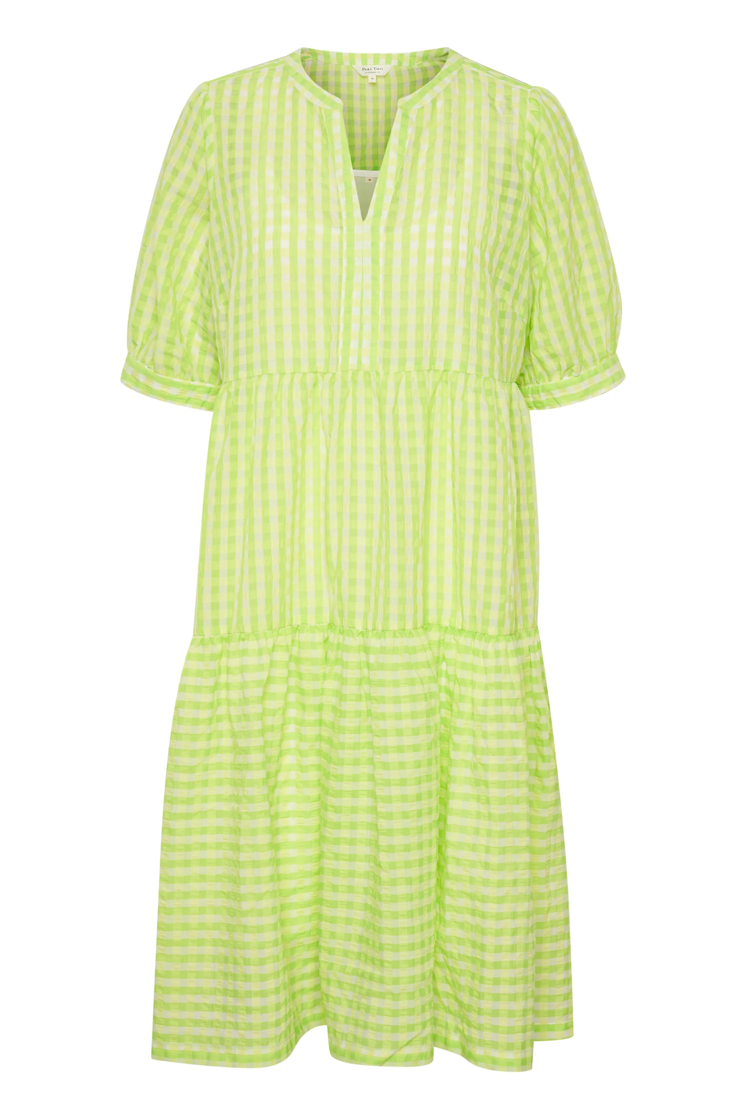 Part Two Nidia Gingham Summer Dress 7883
