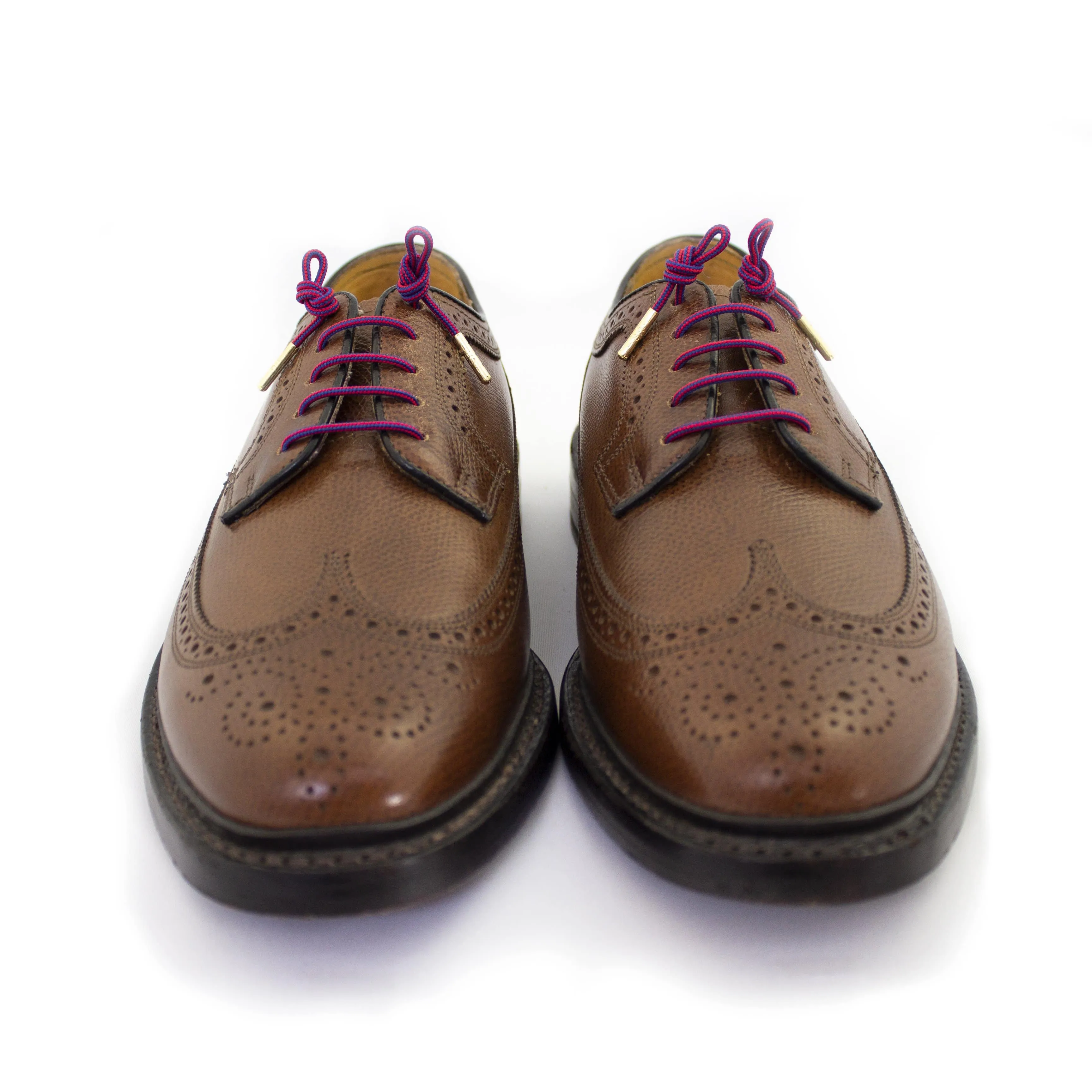 Pelican Stripe Dress Shoelace (Length: 32"/81cm)
