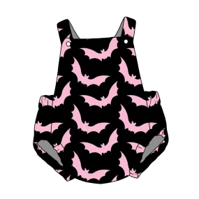 Pink Bats Unisex Baby Romper