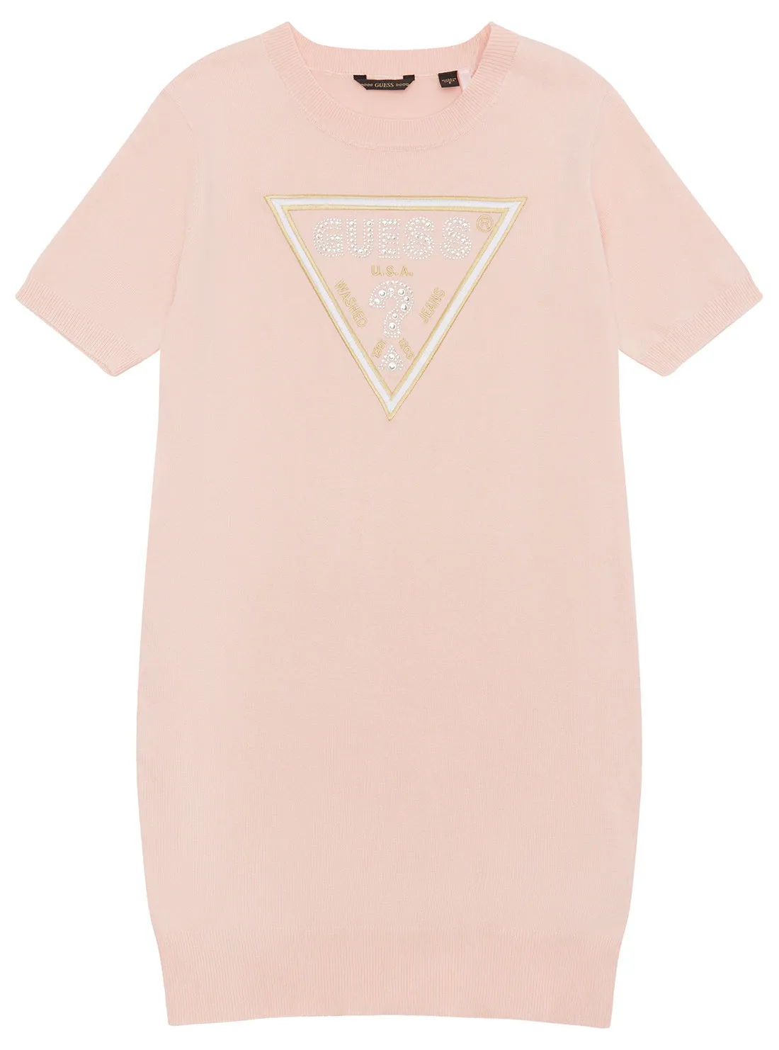 Pink Knit Midi Dress (7-16)