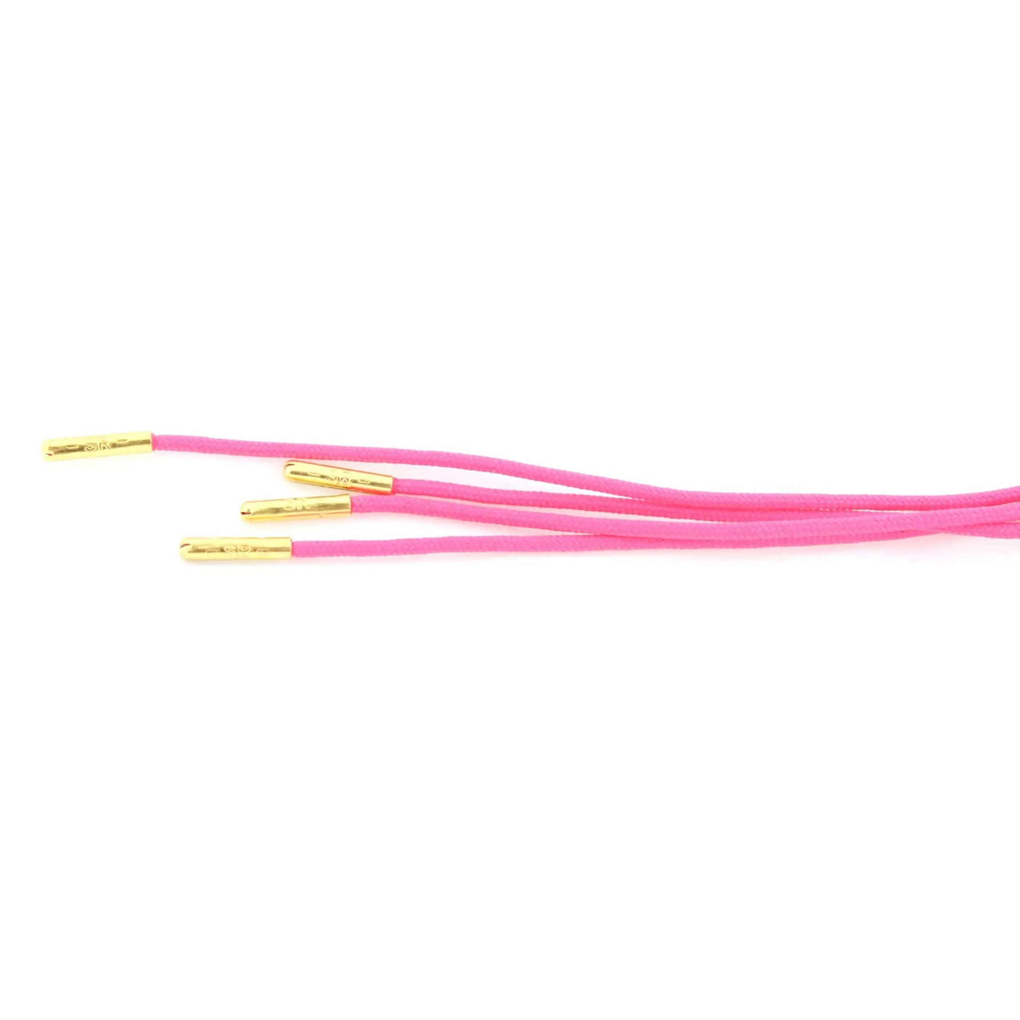 Poona Pink Dress Laces - Neon (Length: 27"/69cm)