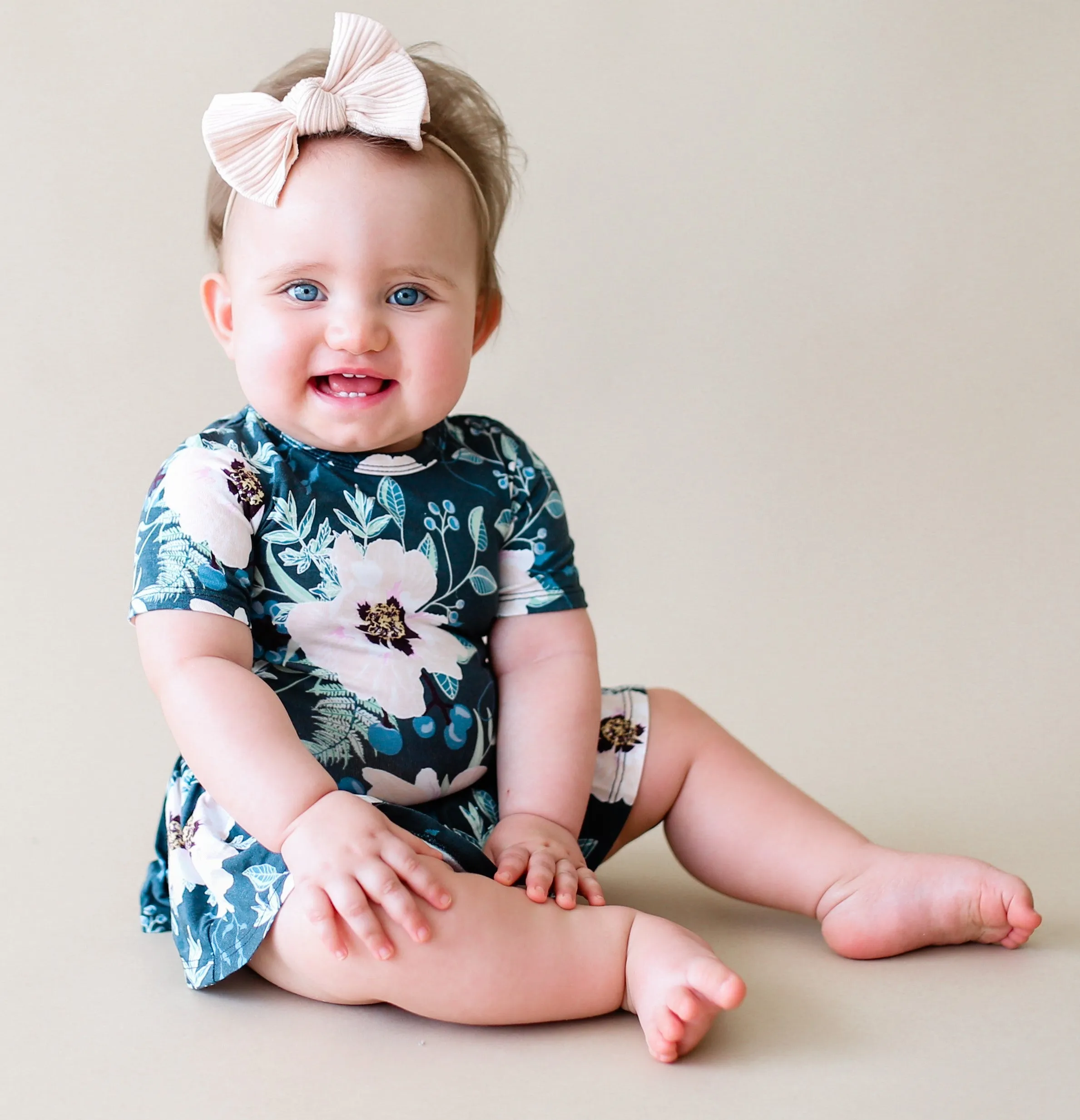 Posh Peanut Payton S/S Twirl Skirt Bodysuit
