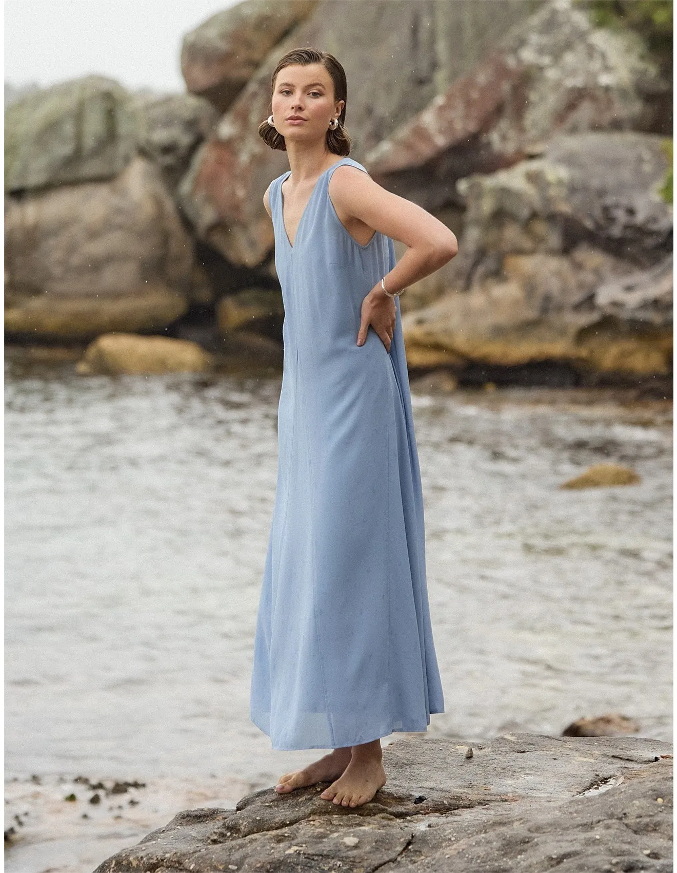 PRE-ORDER DUE MID JANUARY -MYLA GODET MIDI DRESS