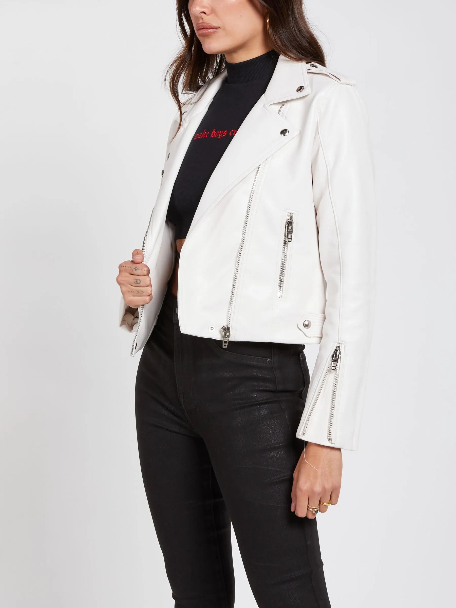 Pure Motivation Leather Jacket