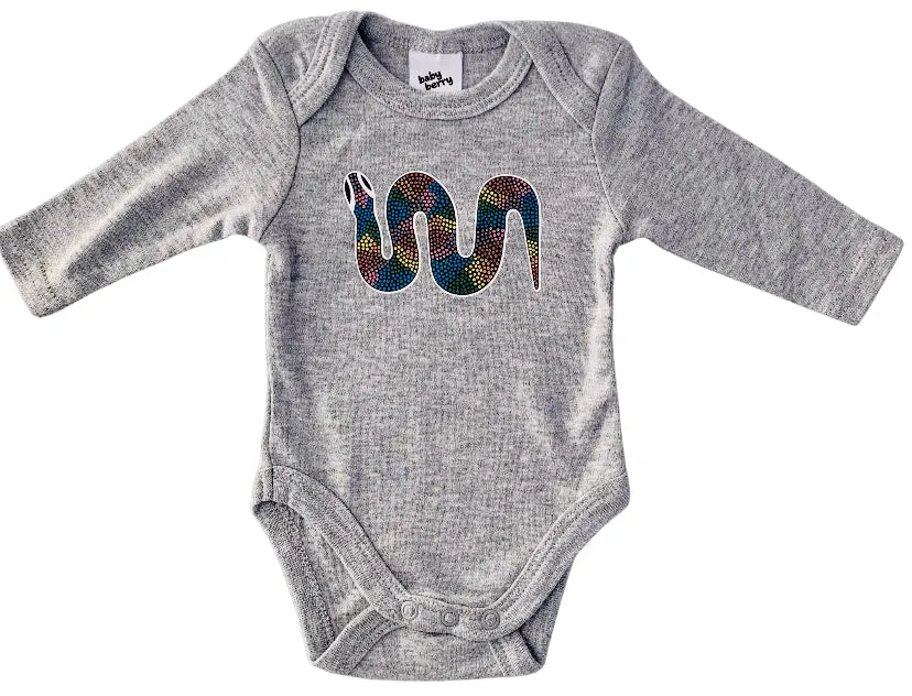 Rainbow Serpent Long Sleeve Bodysuit