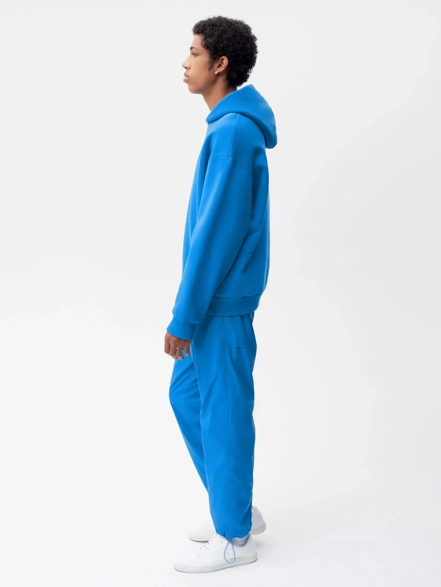 Recycled Nylon Track Pants—cerulean blue