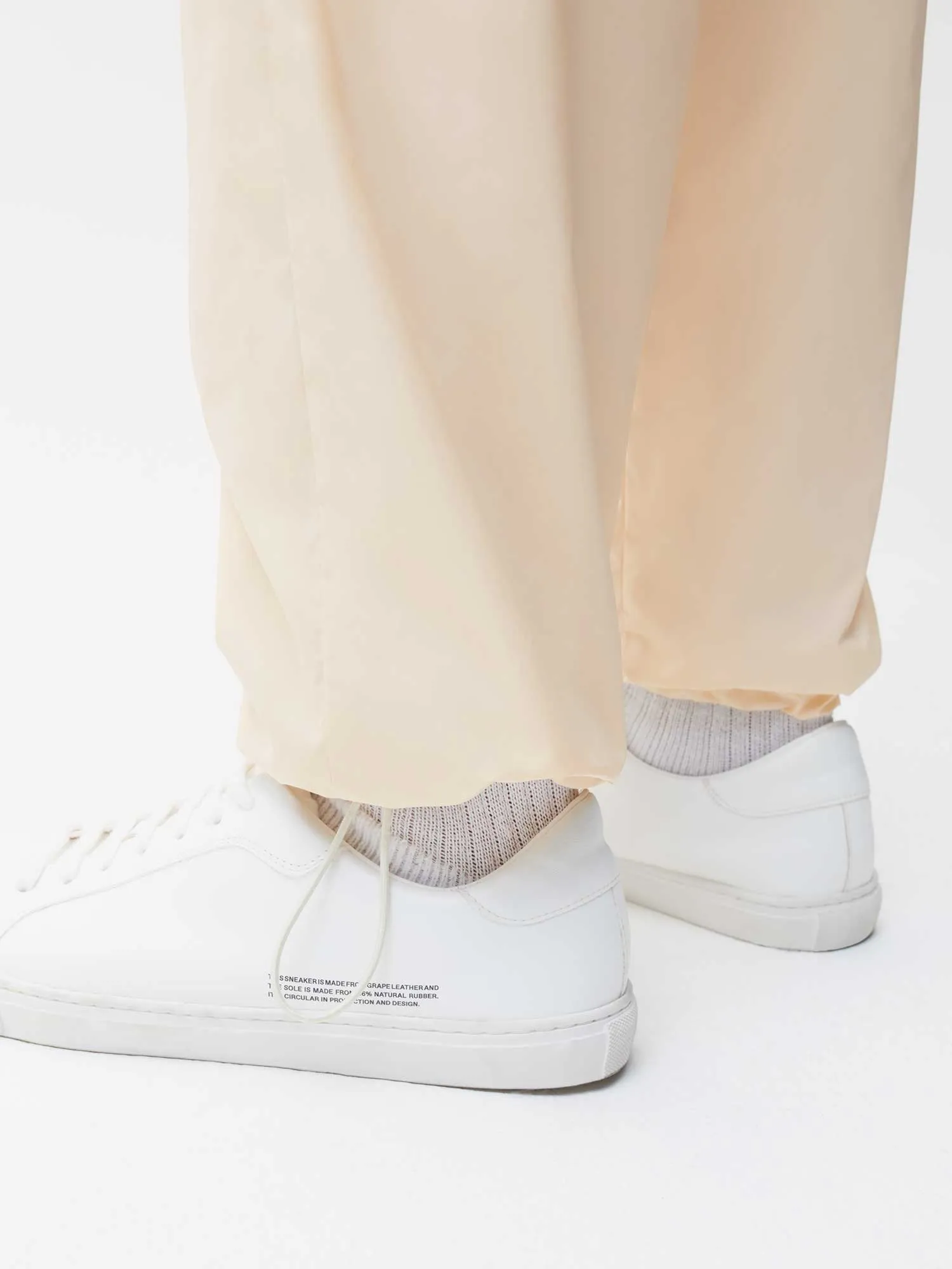 Recycled Nylon Track Pants—sand