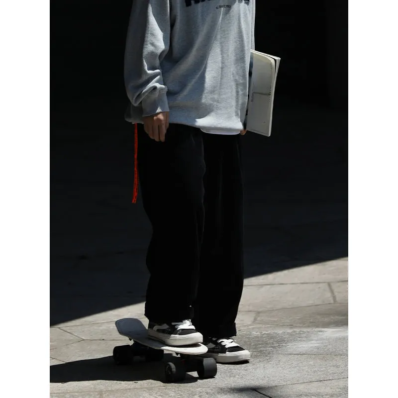 Retro Corduroy Straight-leg Casual Pants