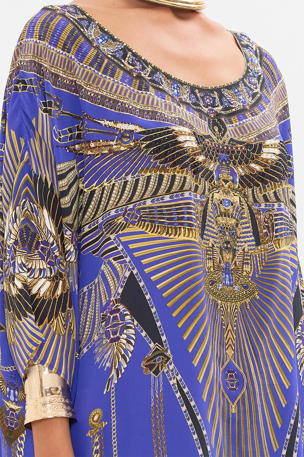 SCOOP BACK HEM DRESS MY FAIR PHARAOH