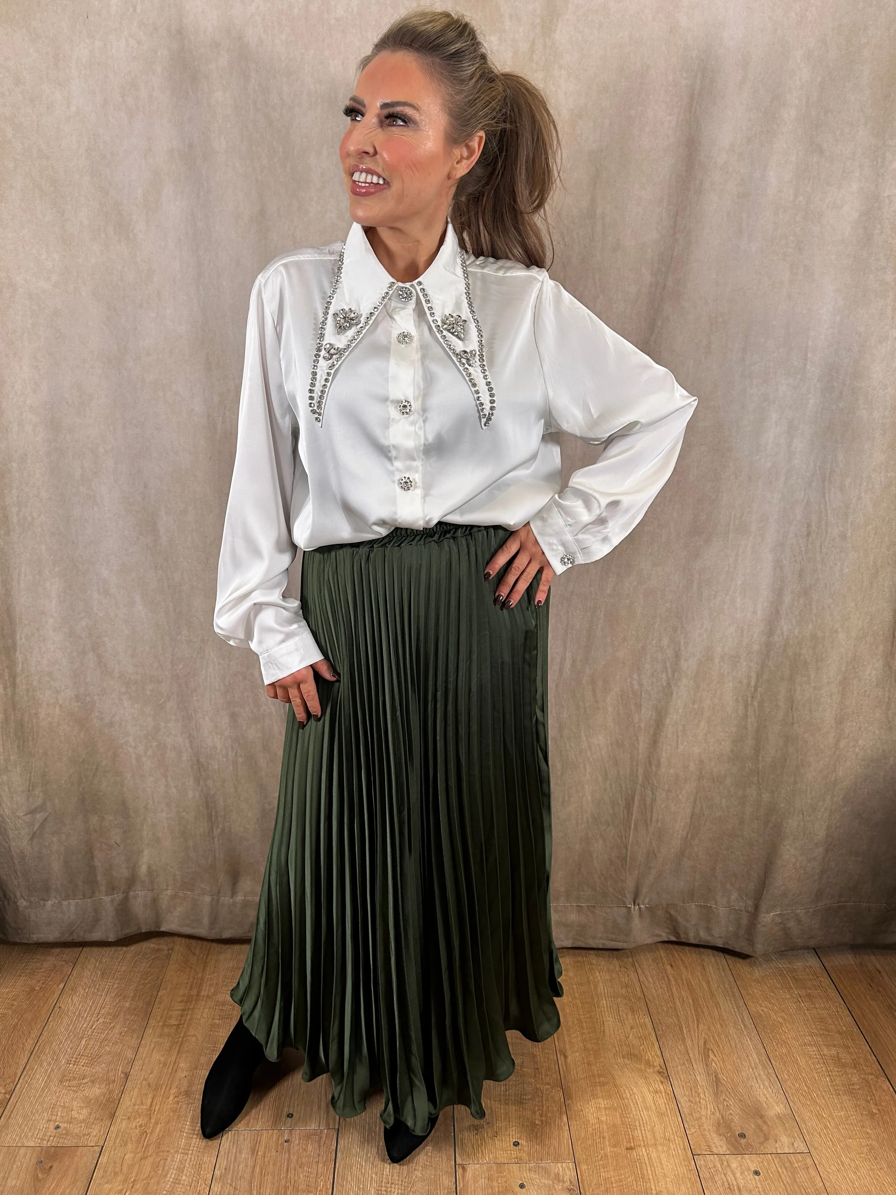 Shona Satin Skirt