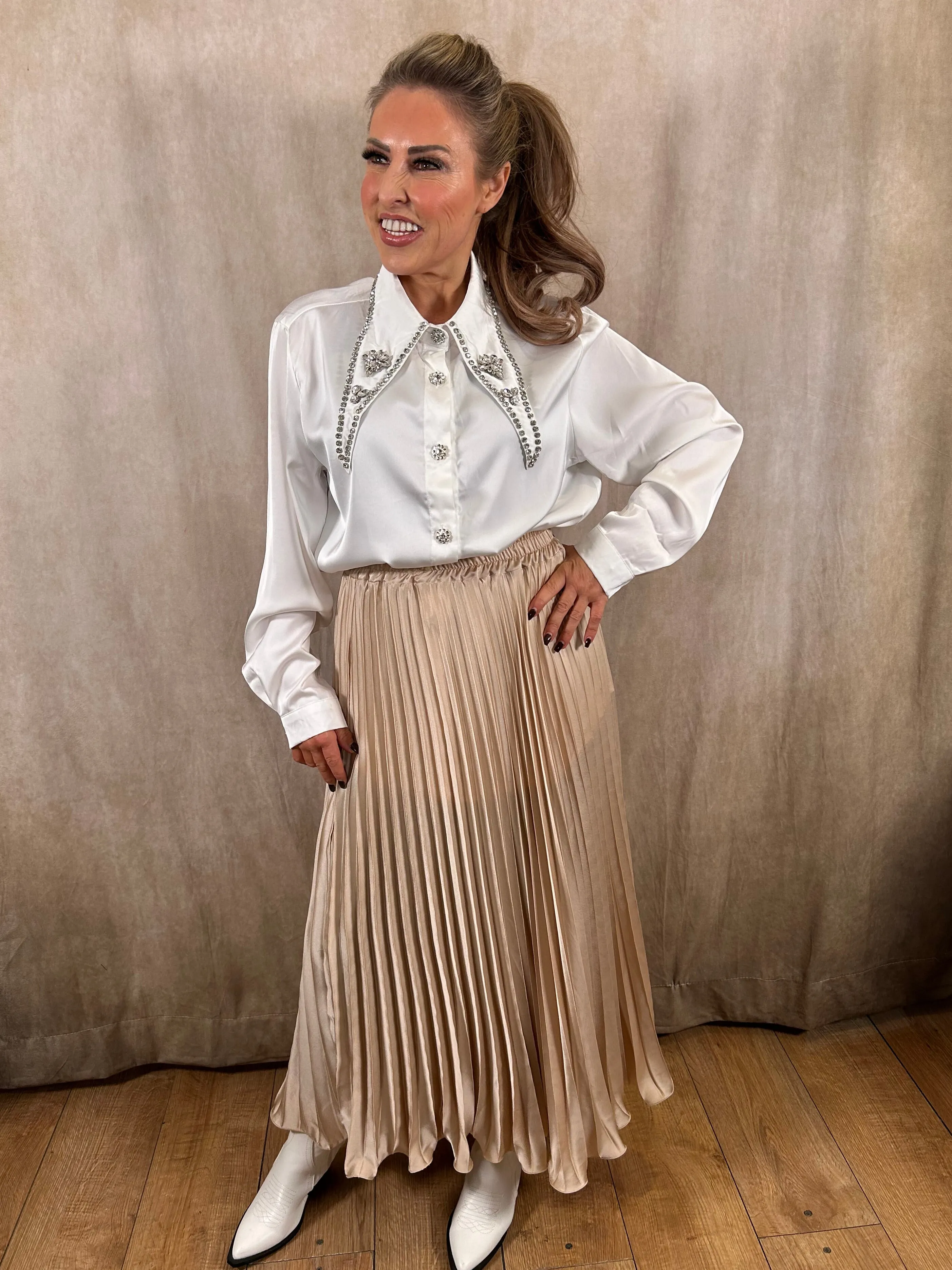 Shona Satin Skirt