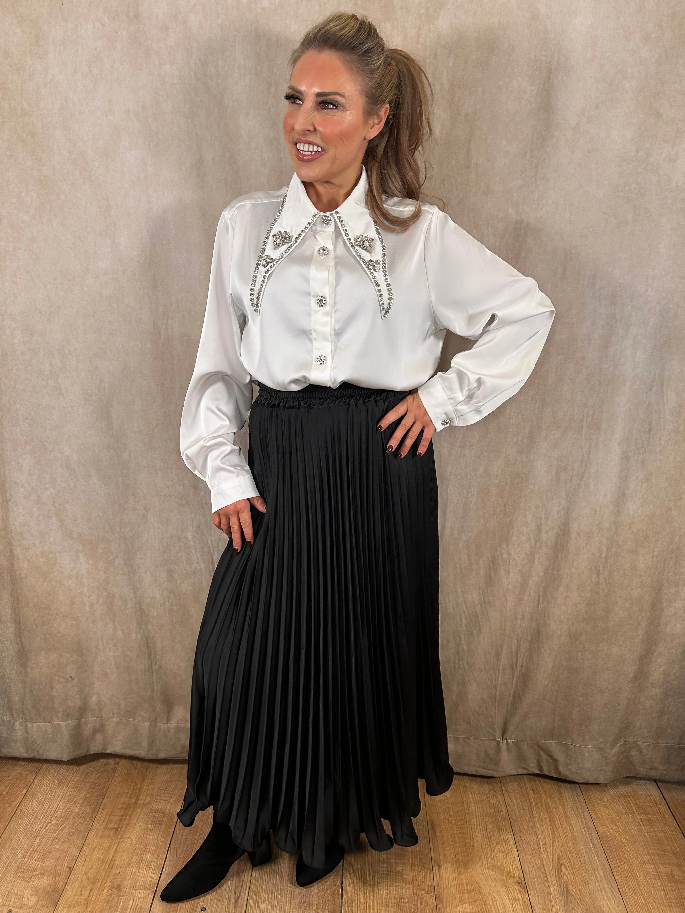 Shona Satin Skirt