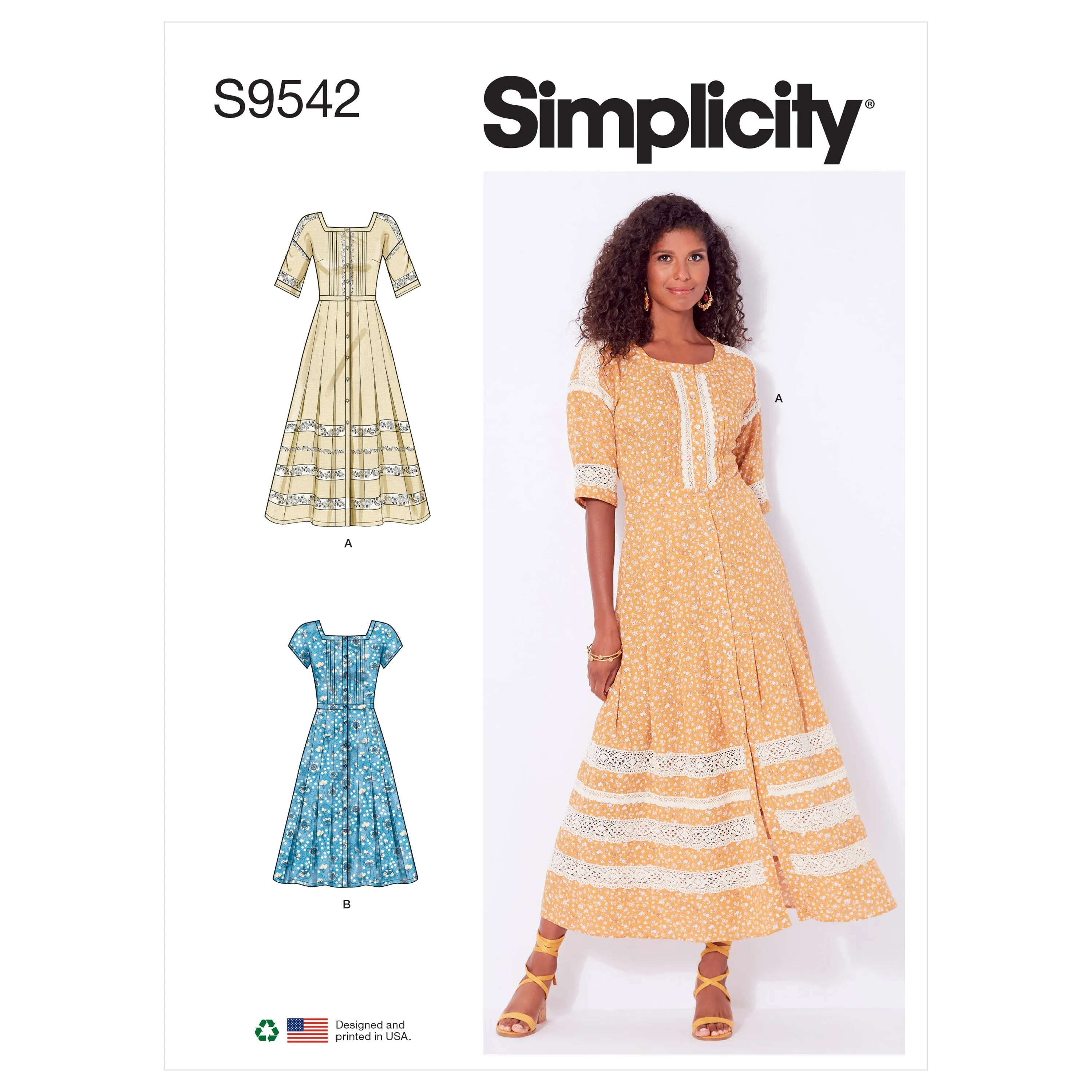 Simplicity 9542 Misses' Dresses pattern