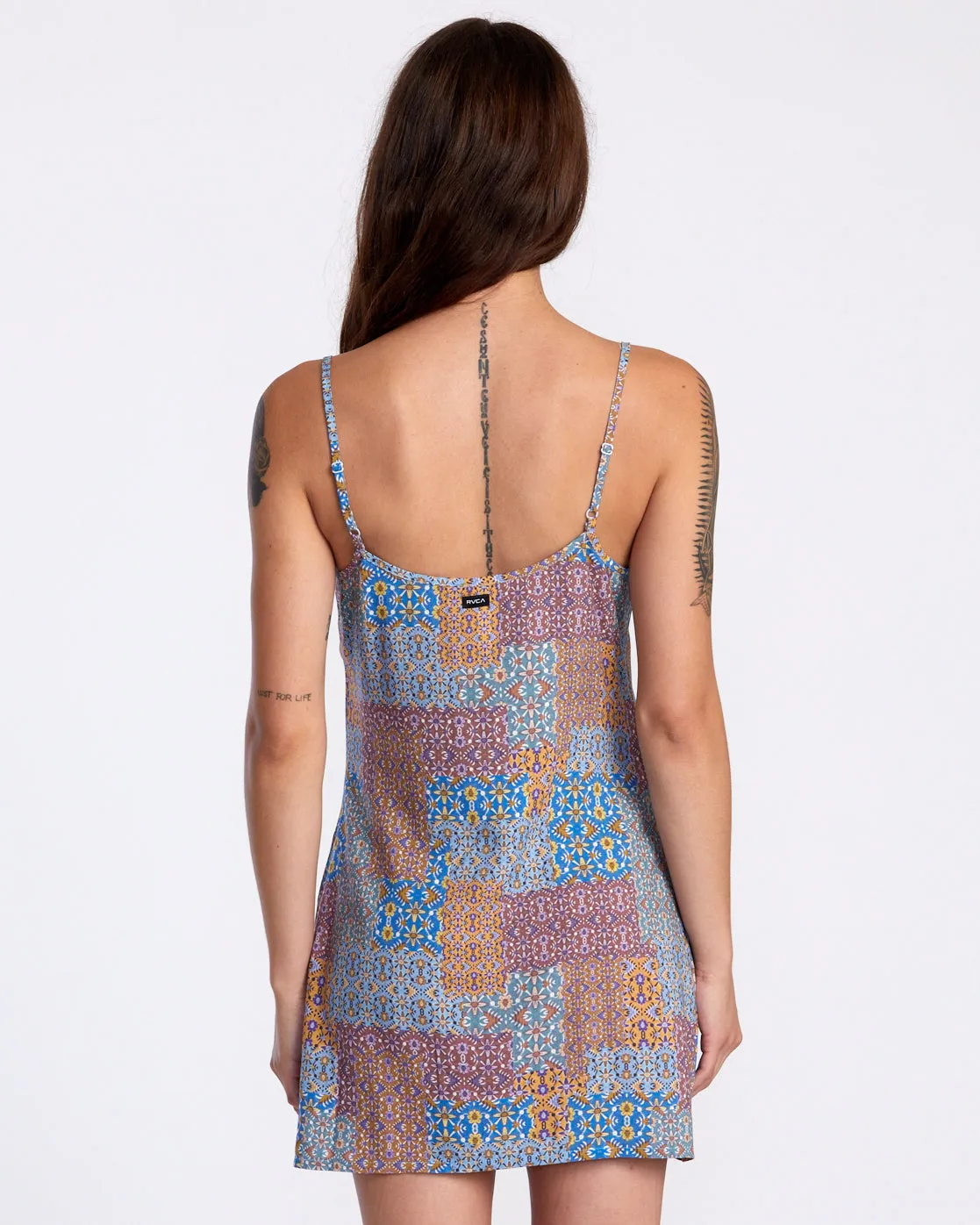 Slip Up Mini Dress - Federal Blue