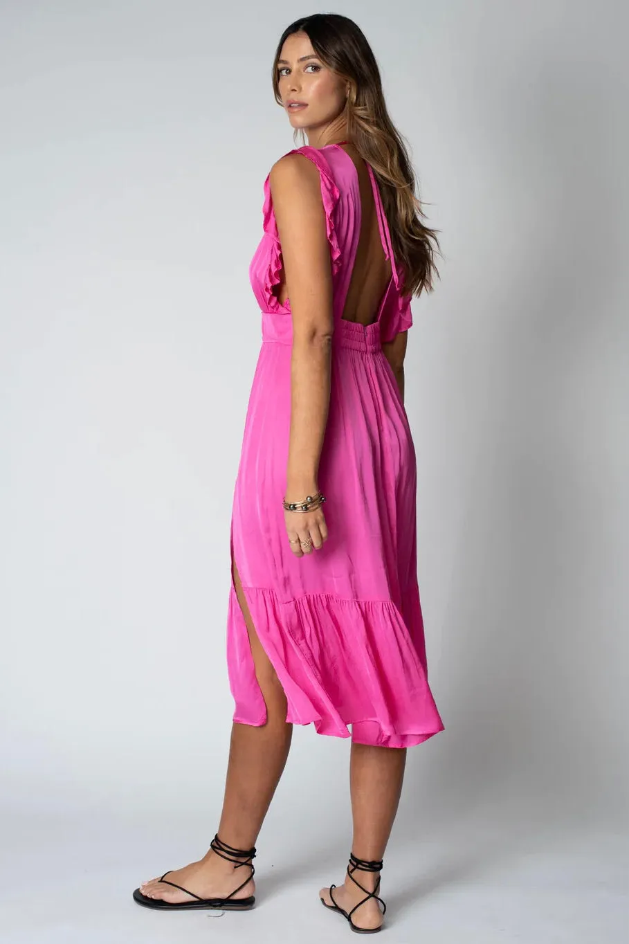 Stillwater The Jessie Midi Dress in Rose