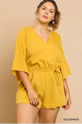 Sunny Thoughts Curvy Romper
